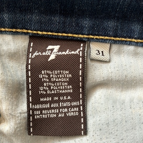 Vintage 7 For All Man Kind Bootcut Jeans - Picture 4 of 9